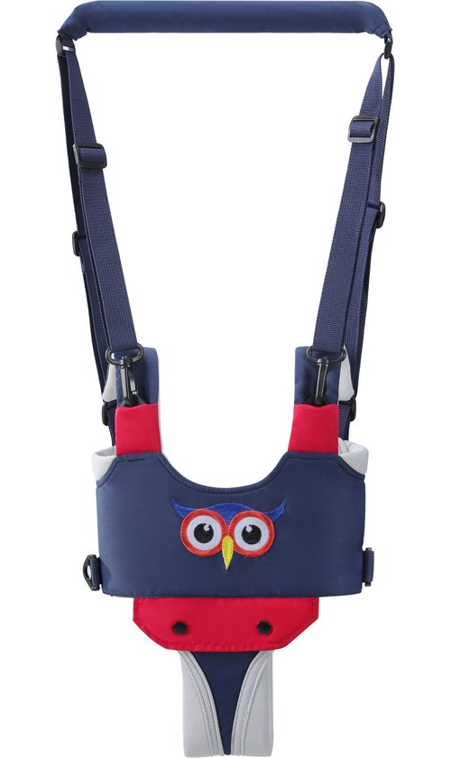 Baby Walker Assistent - Verstelbare Loopgordel voor Leren Lopen - Veiligheidstuigje met Zachte Ondersteuning - Comfortabel en Premium Materialen - Voor Peuters 9-24 Maanden - Vogel