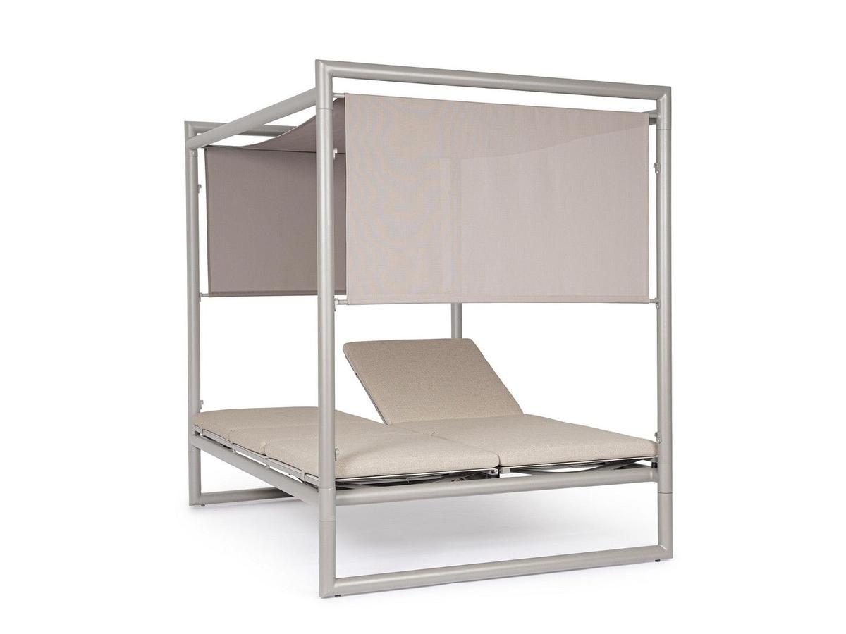 Bizzotto Konnor Rastin Daybed - Elegant Design - 200 x 90 cm - Naturel Hout