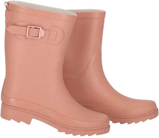 Xq Footwear Dames Regenlaars Riem Rubber Pink - Laarzen - Maat 39