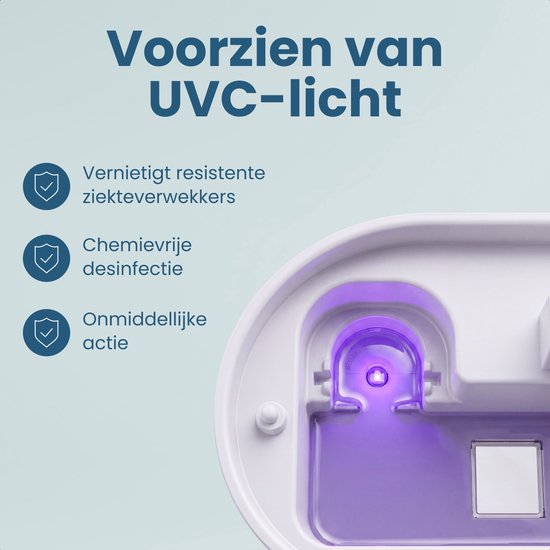 Auronic Luchtbevochtiger - 5L - Geschikt voor Slaapkamer, Babykamer, Kantoor, Woonkamer en Meer - Humidifier - BPA-Vrij - Wit