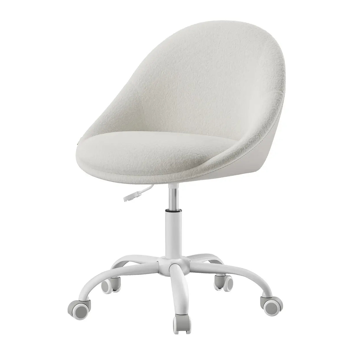 JOYFURNOS Sherpa Bureaustoel - In Hoogte Verstelbaar - Beige/Wit