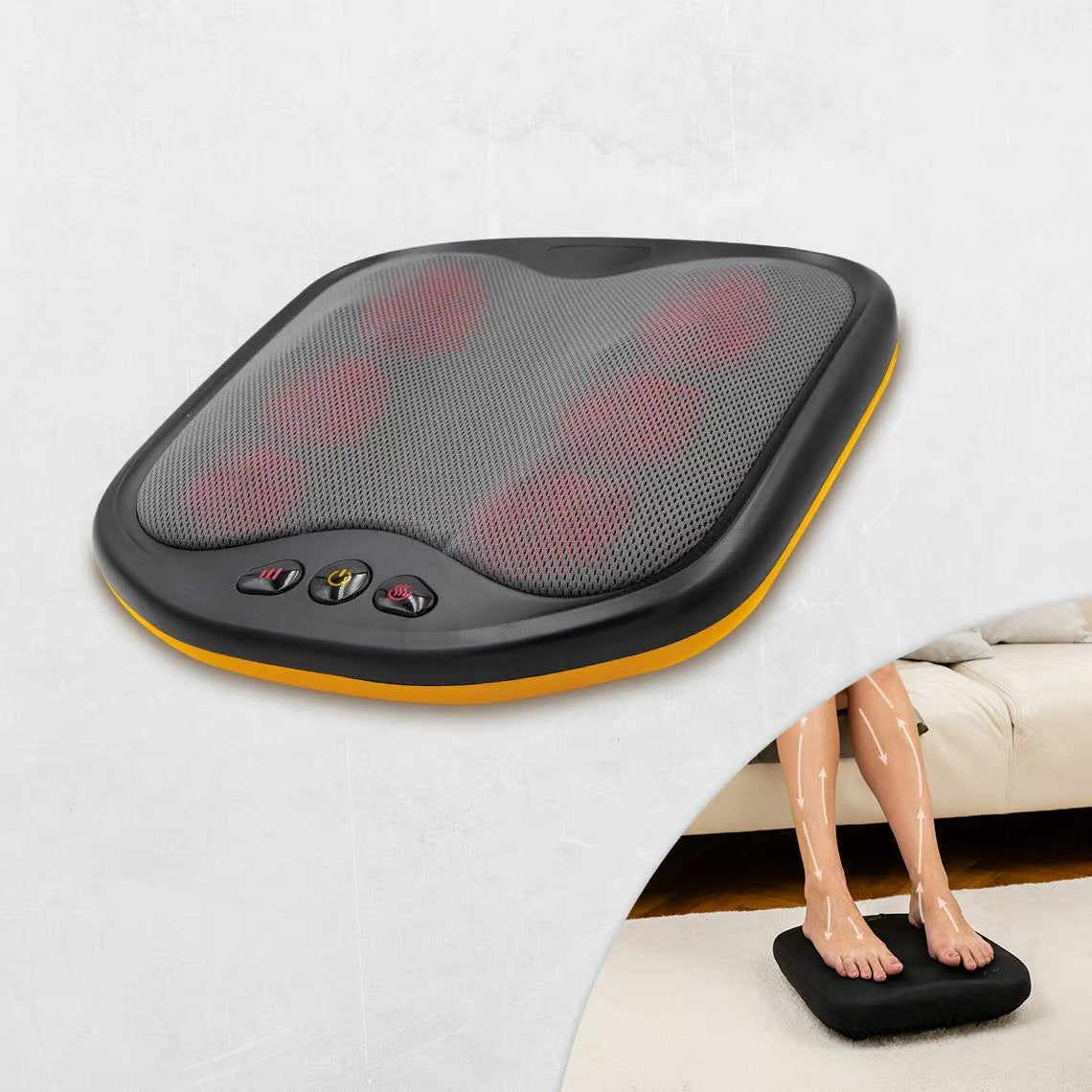 Belena Active Pro Shiatsu Voetmassageapparaat - Elektrisch Massagecomfort - Instelbare Intensiteit - Warmtefunctie en Timer