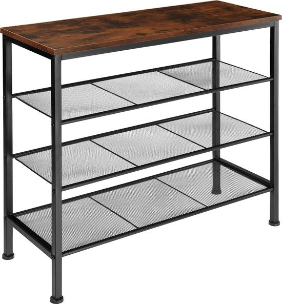 tectake® - Schoenenrek Newport industrial dark - 404293