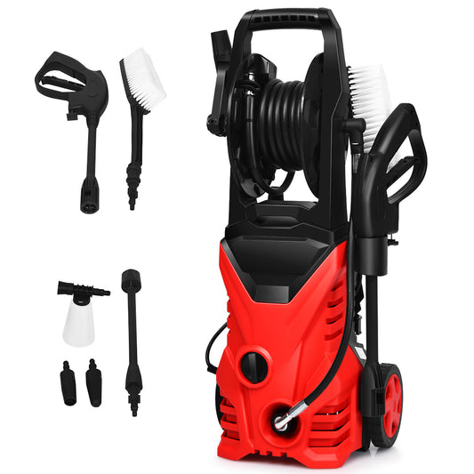 Coast High -druk Cleaner 1400W Terrasreiniger blauw/rood 27 x 27 x 68 cm rood