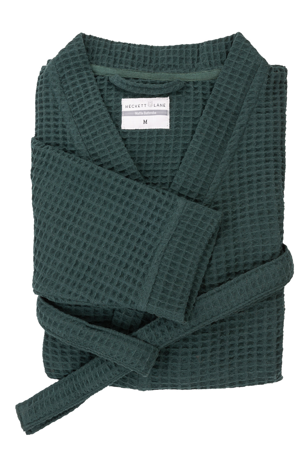 Badjas Wafel Army Green - 65% Gerecycled Katoen - 450 g/m² - Unisex