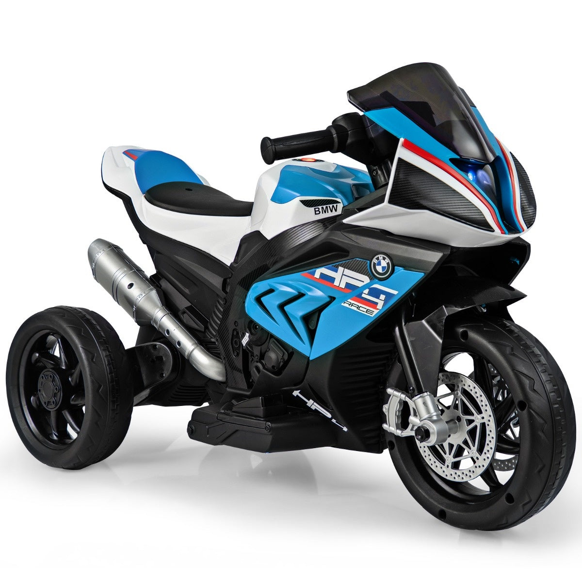 Coast 3-wielmotorfiets opladen kan worden opgeladen met muziek 82,5 x 42 x 54 cm blauw