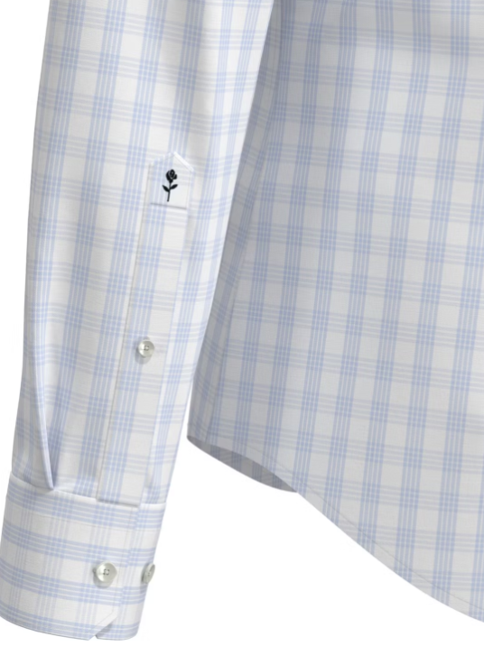 Seidensticker Kent Business Shirt Slim Fit – maat XL – lichtblauw