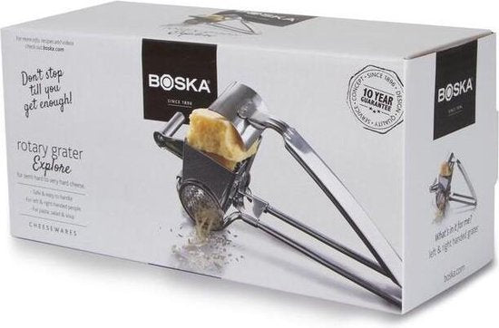 Boska Handrasp Molen Romano - Kaasrasp molen - voor Harde Kaas - 200x85x100 mm