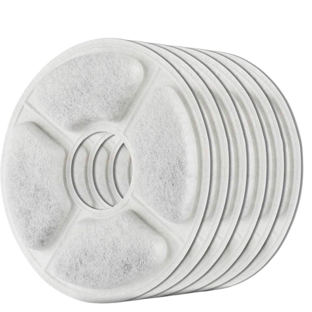 Auronic Drinkfontein Filters - 6 Stuks - 3-Laags - Voor Auronic Drinkfontein AU3014