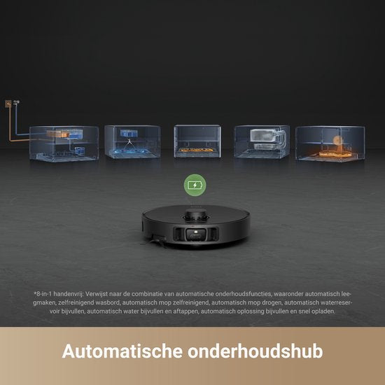 Dreame X40 Master - Robotstofzuiger met dweilfunctie - Compact handsfree basisstation - Innovatieve moptechnologie - Automatische watervulling