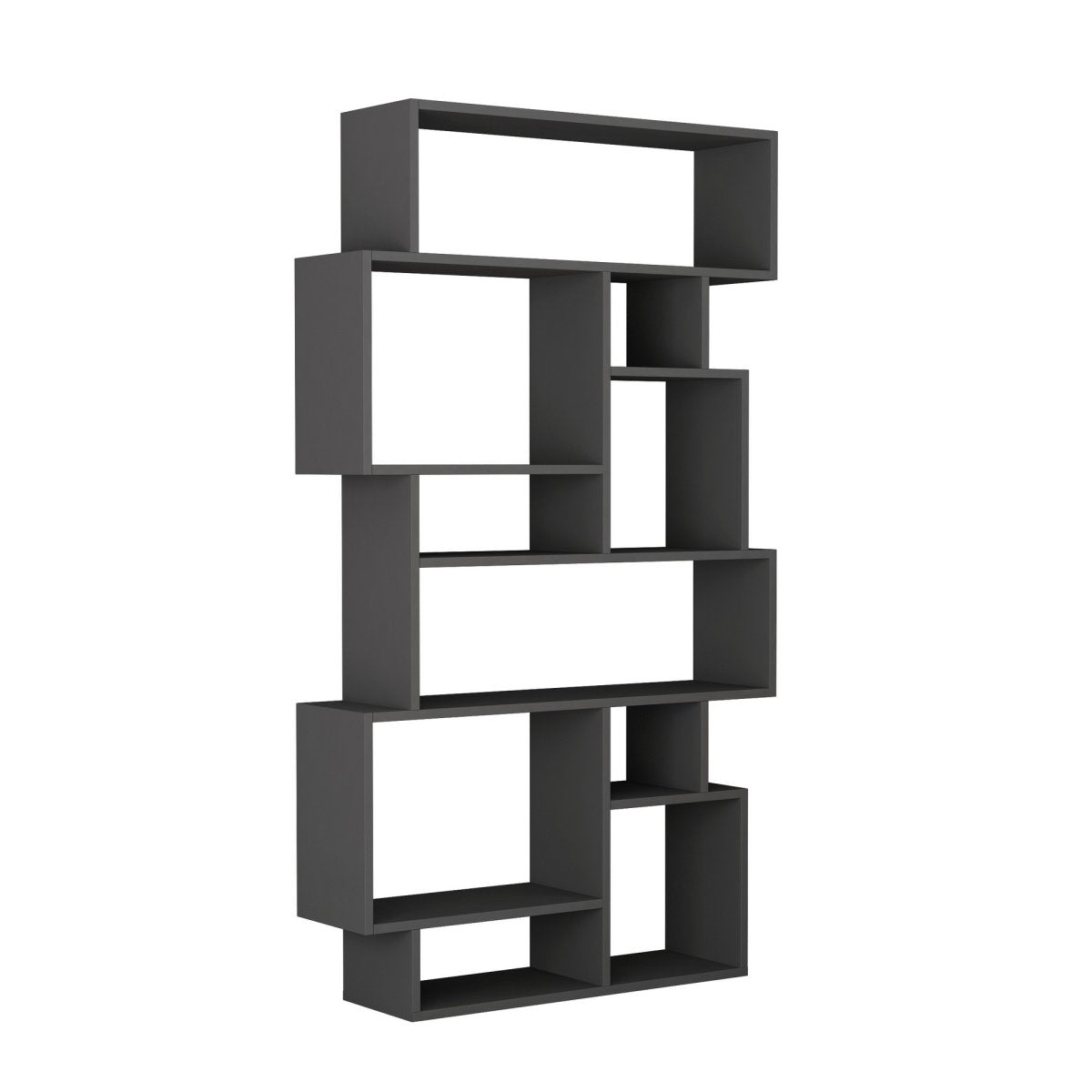 Kalune Design Woody Boekenkast – 168 x 96 x 26 cm – Anthracite