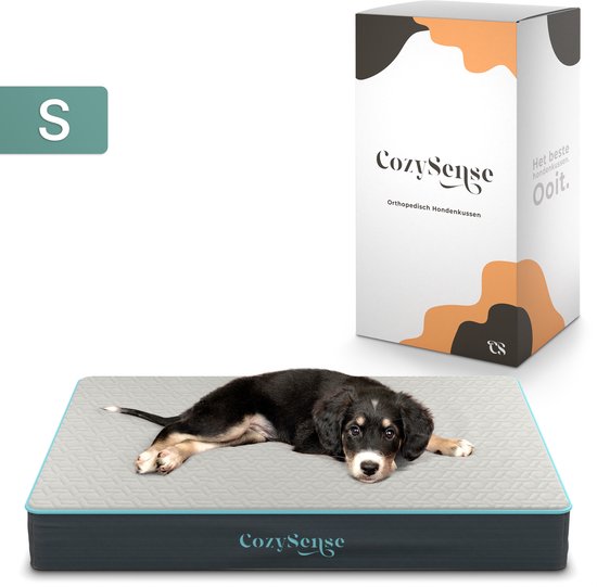 CozySense® – Orthopedisch Hondenkussen 60 X 40 Cm – Maat S - Waterdicht – Geschikt Als Benchkussen & Hondenbed