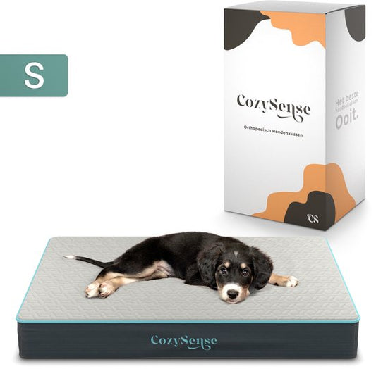 CozySense® – Orthopedisch Hondenkussen 60 X 40 Cm – Maat S - Waterdicht – Geschikt Als Benchkussen & Hondenbed