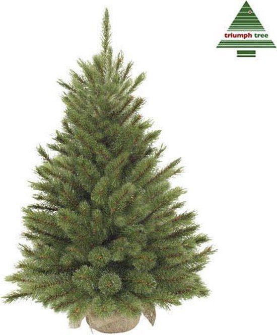 Triumph Tree Forest Frosted Kunstkerstboom in Jute - H90 x Ø62 cm - Groen