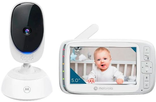 Motorola Nursery Babyfoon met Camera - Baby Monitor VM75 - Baby Camera met Kleuren Display, Tweeweg Communicatie, Slaapliedjes en Infrarood Nachtvisie - 300M Bereik