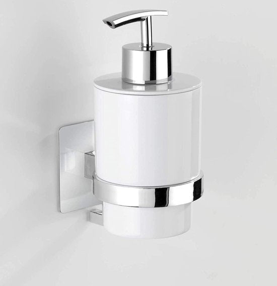 Wenko Zeepdispenser Quadro Uno 250 Ml Rvs Zilver