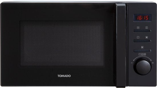 Tomado TMS2002B - Solo magnetron - 20 liter - Met display - 5 magnetronstanden - Binnenverlichting - Matzwart