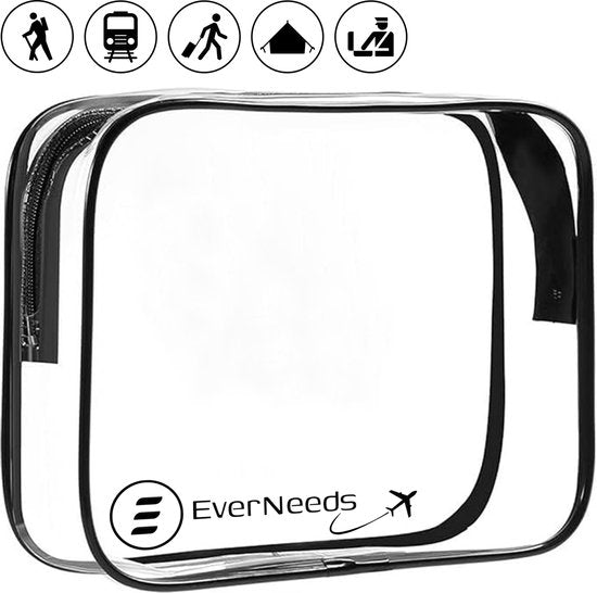 Transparante Toilettas Organizer – Reistas & Handbagage Bag – Waterdicht – Unisex Travel Pouch