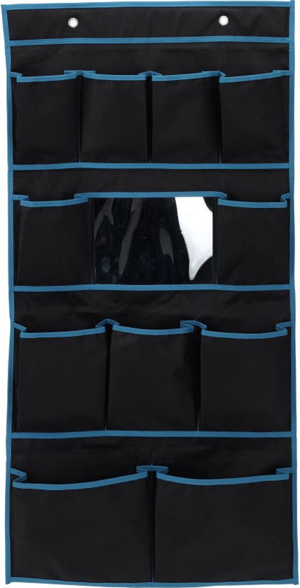 Redcliffs Tentorganizer met Spiegel - 11 Vakken - 45x90cm -600D Oxford polyester- PU coated
