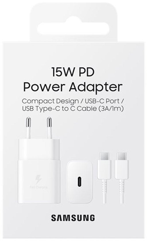 Samsung USB-C Adapter met kabel - 15W - 1m - Wit