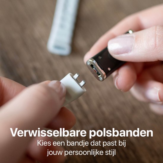 Activity Tracker - Waterdicht IP68 - Meet Hartslag, SpO₂ en Slaap - Stappenteller - Geanodiseerd Aluminium - BREND-App - Roze - BREND BR-2249