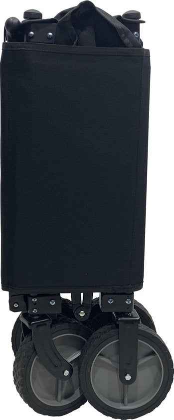 Bolderkar opvouwbaar - draaibare massieve wielen - stevig frame - 75 kg belastbaar