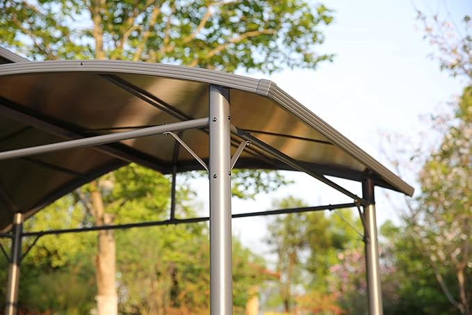 Angel Living Metalen overkapping - Tuinpaviljoen - Aluminium - 245 x 150 x 233 cm