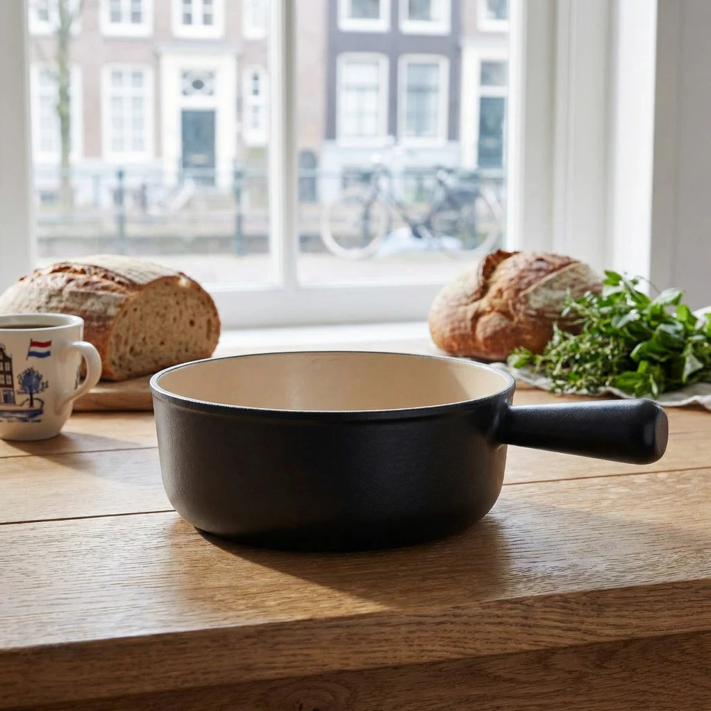 Le Creuset gietijzeren braadpan - 22 cm, zwart