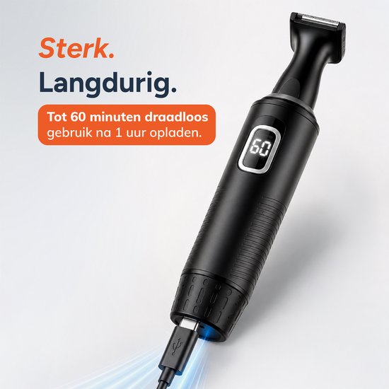 Skoov 3-in-1 Neustrimmer PRO - Draadloos - Oor - Wenkbrauw - Trimmer - Mannen - Heren - Vrouwen - Waterdicht - Zwart