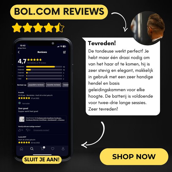 Professionele Draadloze Tondeuse - Tondeuse Mannen Hoofdhaar - Cheveux Haar - Haartrimmer - Kapper Haar Machine - Haartondeuse - Trimmer Baard - Trimapparaat - Barber Hair Clipper - Kapper Trimmer - Kappersset - Zilver