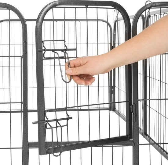 b'TecTake - 8-hoekige puppyren 60 cm hoog - xc3x98 ca. 190 cm - 402502'