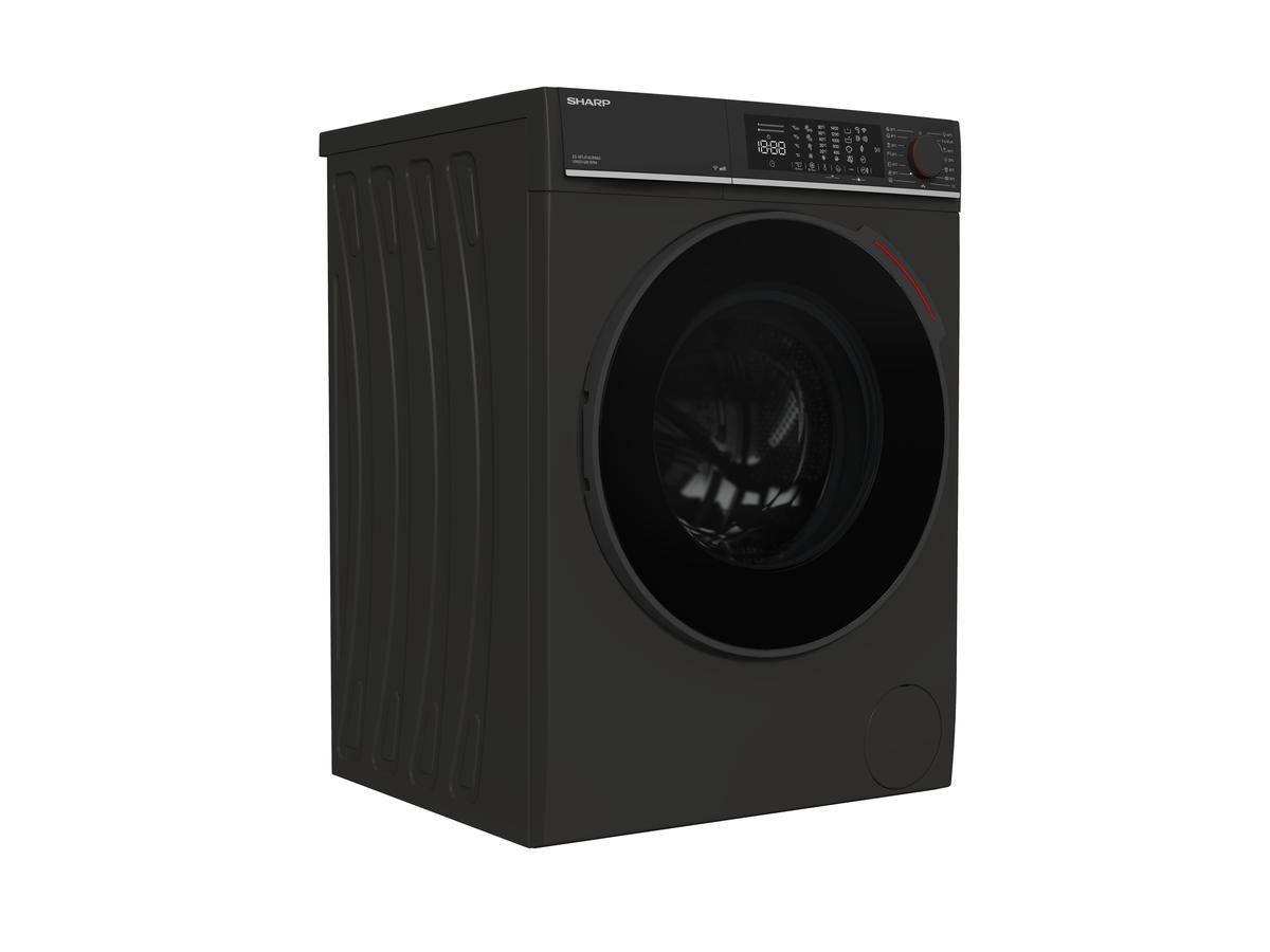 Sharp Wasmachine ESNFL014CBNA2CB - 10 kg - A-label - Mat Zwart