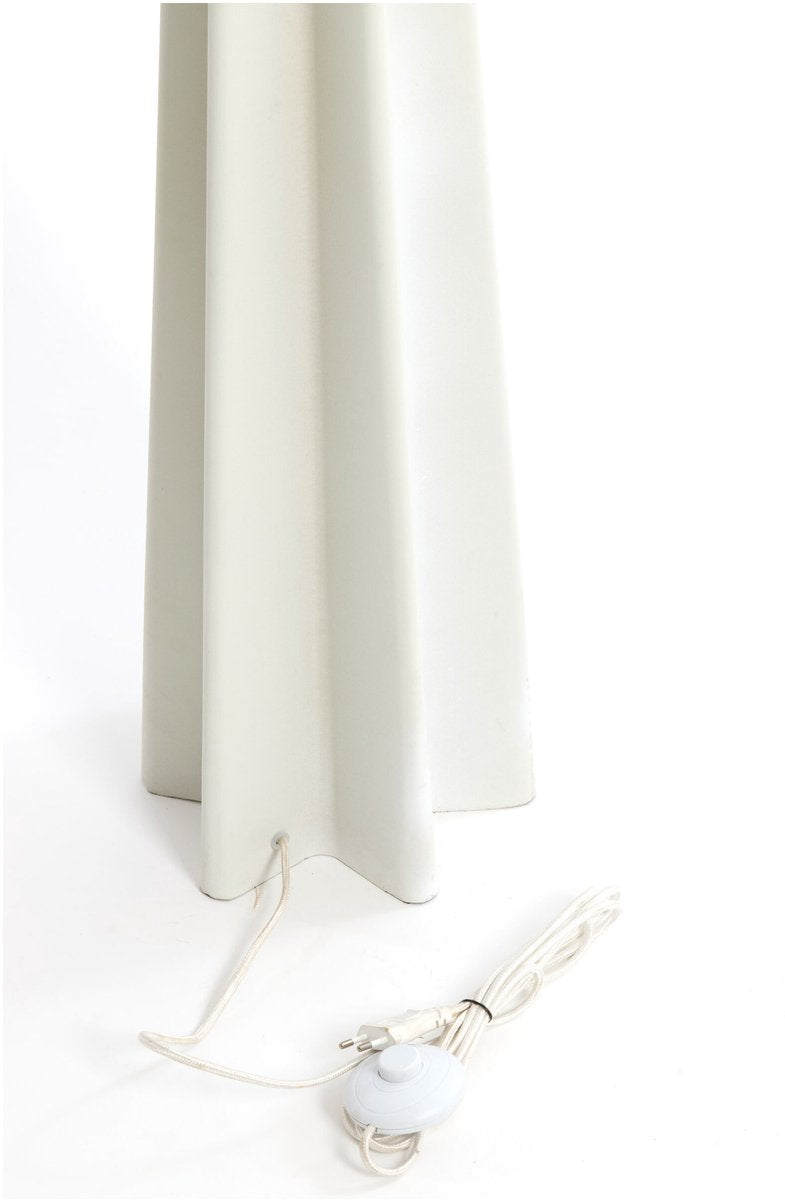 Light & Living Vloerlamp Kuala – Mat Wit – Ø20x124cm – Excl. kap – E27 fitting – Voor binnen
