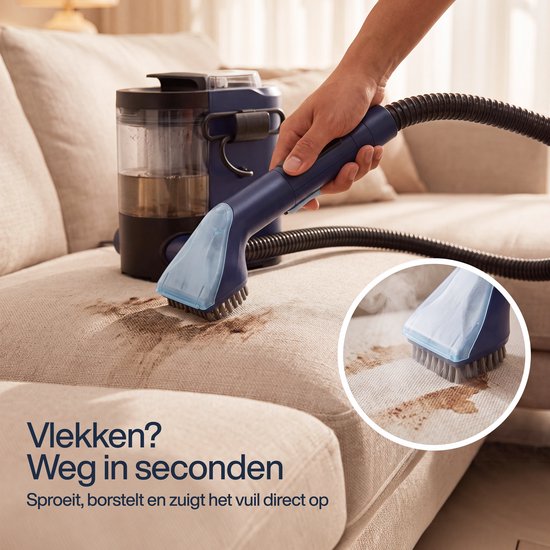 Samako Tapijtreiniger Mini – Vlekkenreiniger Bank & Tapijt – Bankreiniger – Meubelreiniger – Bekledingsreiniger - Lichtgewicht