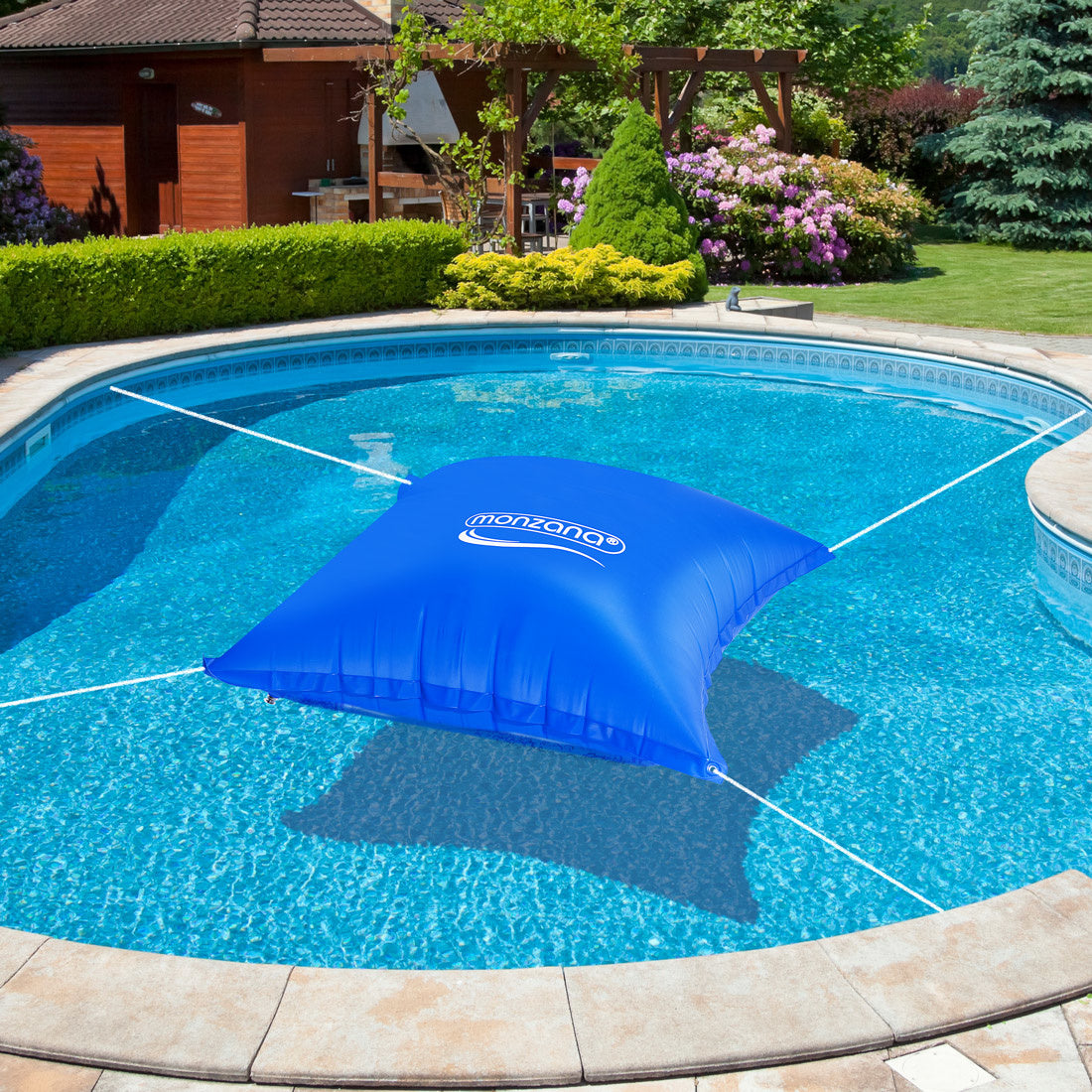 Monzana Zwembadkussen XXL 1 stuks - Chloorbestendig PVC \\u2013 Blauw