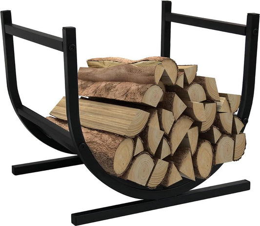 Froadp Haardhoutrek – Voor Binnen & Buiten – 44 x 37 x 40 cm – Zwart