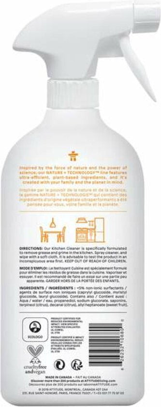 ATTITUDE Keukenreiniger Spray ECO - duurzaam