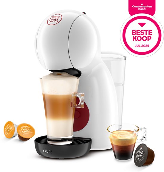Krups NESCAFÉ Dolce Gusto Piccolo XS KP1A31 - Koffiecupmachine - Wit - Compact - Voor Dolce Gusto Cups