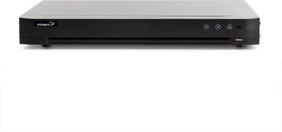 EtiamPro Recorder - HD CCTV - Multifunctioneel - 10 TB - 380 × 320 × 48 mm - Zwart