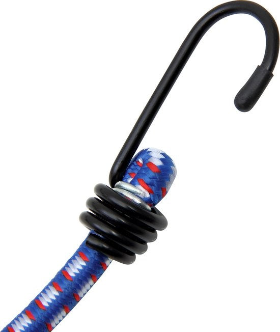 Monzana Snelbinder met spinhaak 30 cm x 8 mm diameter - Blauw -10 stuks