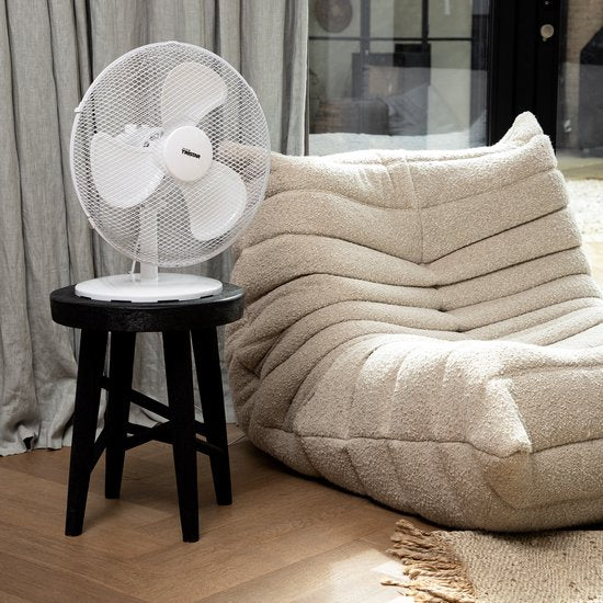 Tafelventilator 40 cm – 3 Snelheden – 85° Oscillatie – Tristar VE-5727 – Wit