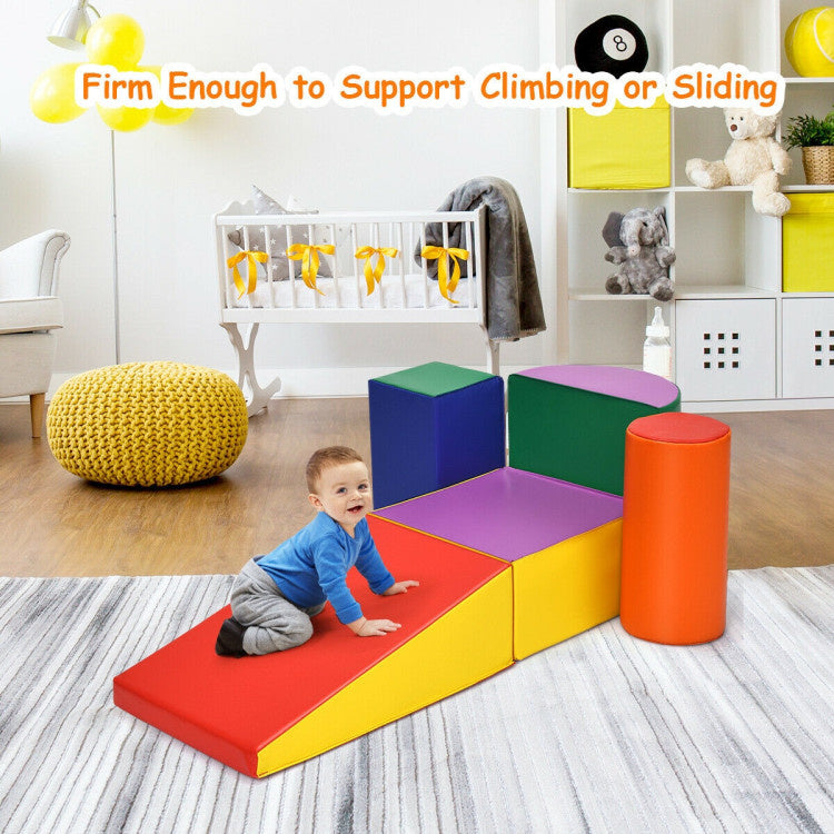 Coast 5-delige foam Bouwstenen set - voor kinderen | montessori | schuim bouwsteenset | Kleurrijk