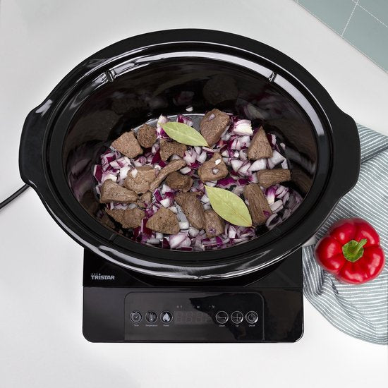 Tristar Slowcooker 180W - VS-3920 - 4.5L - Keramische binnenpan - Zwart