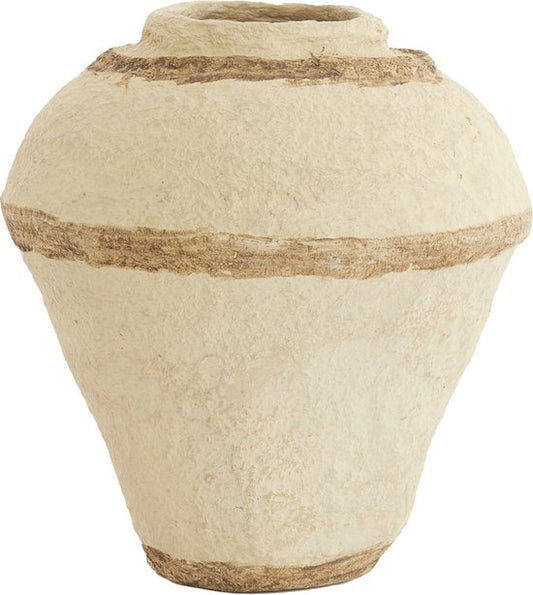 Light & Living pot TIMERGA lichtbruin – Ø45x50 cm