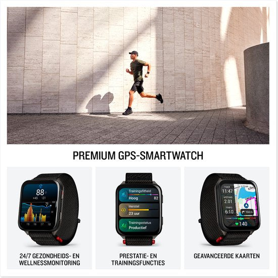 Garmin 010-02980-03 Venu X1 AMOLED Titanium Achterkant - Smartwatch