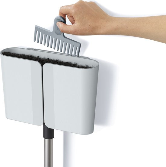 Joseph Joseph - CleanStore Veger Telescopisch met Muurbevestiging - Kunststof - Blauw