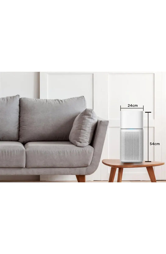 Hanseatic Luchtreiniger KJ400 - 35W - Digitaal display - Ionentechnologie - Wit - Voor allergieën