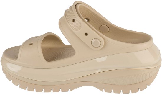 Crocs Classic Mega Crush Sandalen Beige EU 38-39
