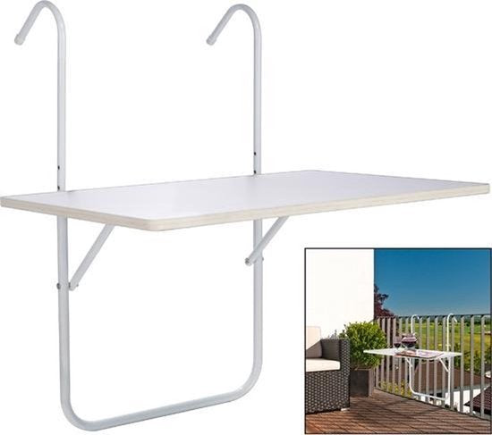 HI Balkontafel inklapbaar 60x40x1,2 cm wit