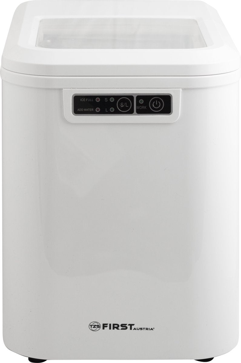 TZS First Austria 5104 IJsblokjesmachine - IJsblokjesmaker incl. schep en lekbak - 2.2L - Wit
